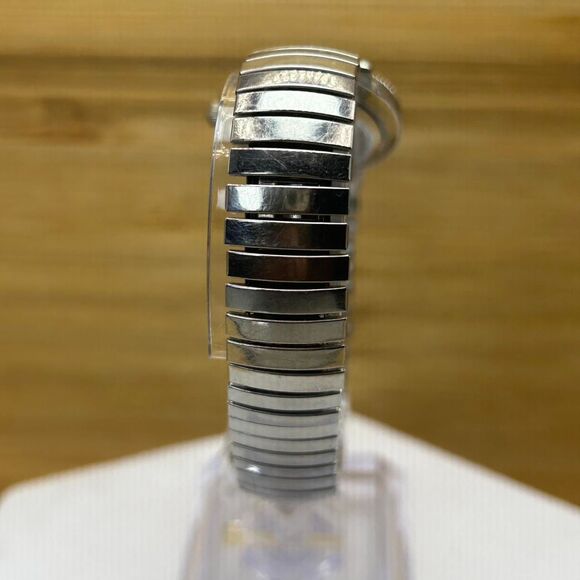 Da Vanci Rhinestone, White Dial, Silver Tone Band Quartz - Picture 4 of 7